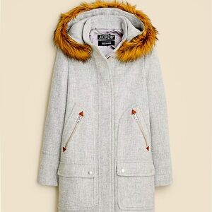 NWT chateau parka in Italian stadium-cloth wool